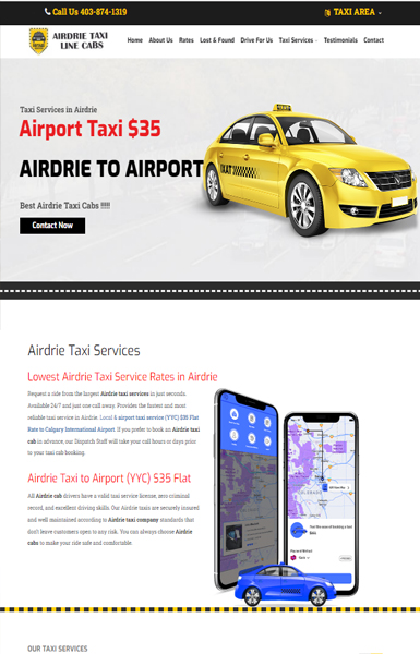 taxi Website
